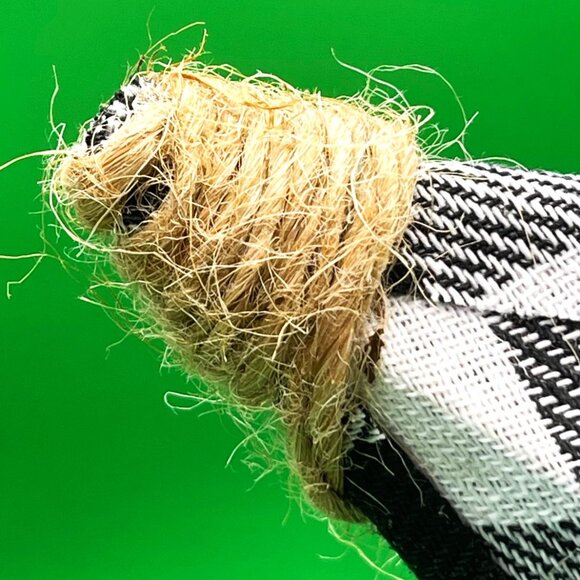 Handmade Buffalo Plaid Star Christmas Tree Topper Rustic Farmhouse Holiday Décor - Picture 9 of 12